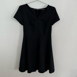 Black Pinstripe Ann Taylor Dress